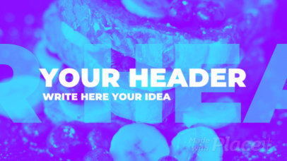 Slideshow Video Maker for a Recipe Featuring a Modern Style 2420-el1