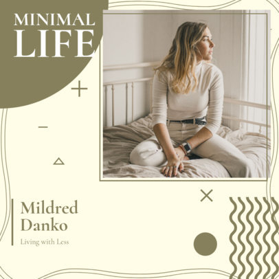 Instagram Post Maker for a Minimalist Influencer Bio 3067g