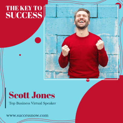 Instagram Post Template for a Business Expert's Bio 3067i