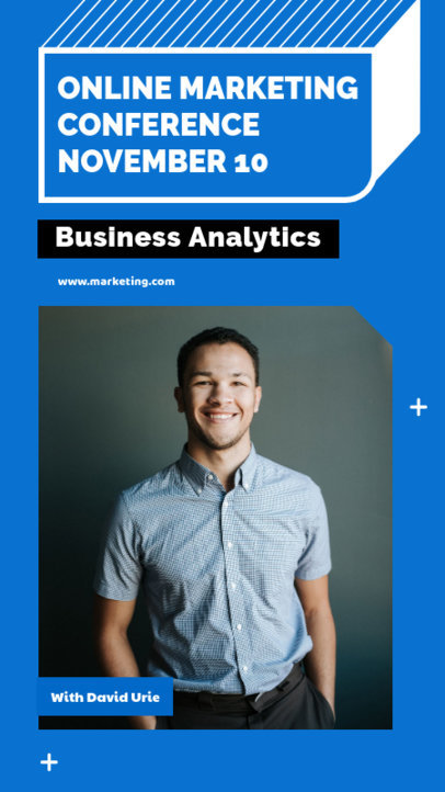 Instagram Story Generator for an Online Marketing Conference