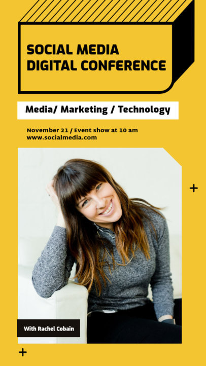 Instagram Story Generator for a Digital Marketing Conference