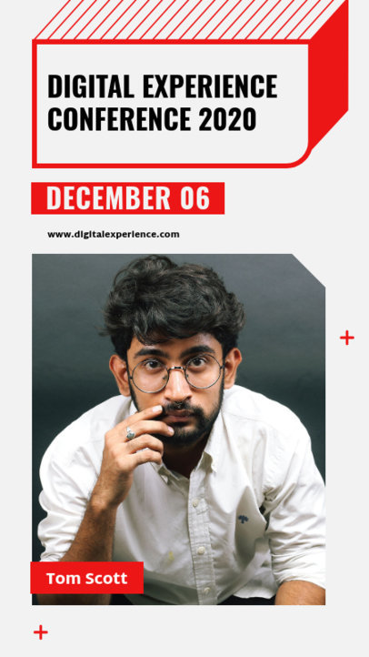 Instagram Story Template for a Business Summit Ad