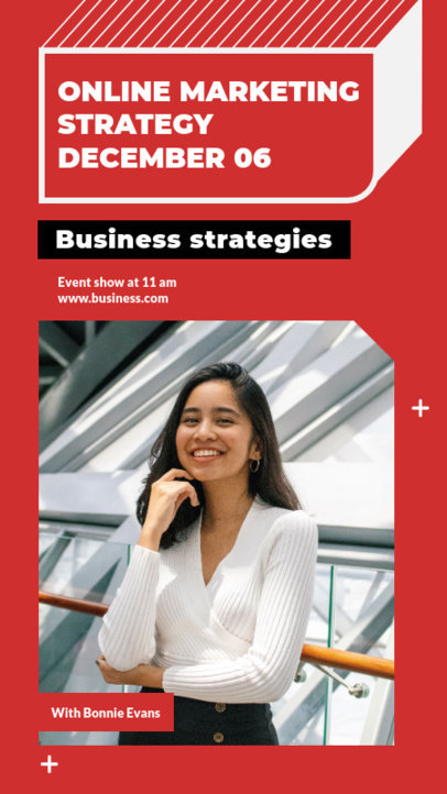 Instagram Story Template for a Business and Marketing Talk 