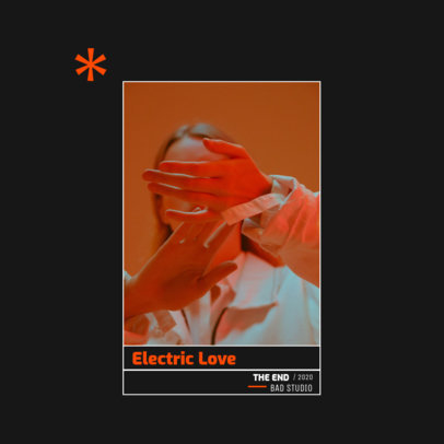 Pop Album Cover Generator with an Artistic Portrait