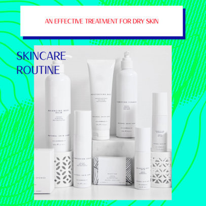 Instagram Post Design Generator for MLM Companies Selling Beauty and Cosmetic Products 3065i