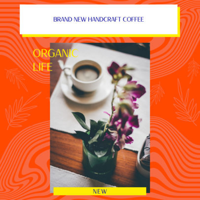 Instagram Post Design Template for a Multi-Level Marketing Coffee Business 3065j