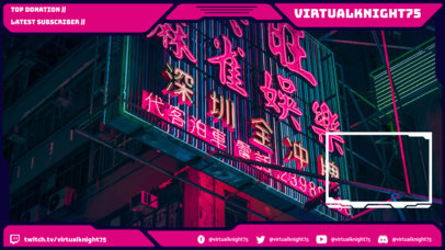Cyberpunk-Style Twitch Overlay Generator for Gaming Streamers