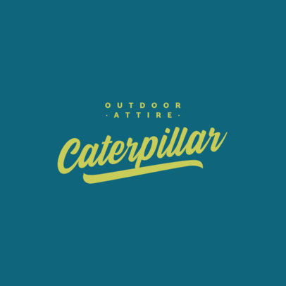 Clothing Brand Logo Template for an Outdoor Garments Store