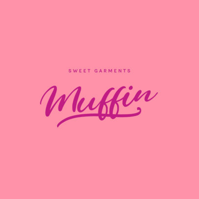 Typography Logo Maker for a Girly Clothing Brand
