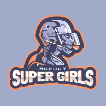 Hockey Logo Maker for a Women's Team