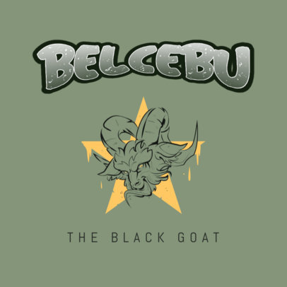 Online Logo Maker for a Death Metal Band Featuring a Demon 