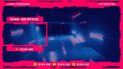 Cyberpunk 2077-Style Twitch Overlay Generator with a Webcam Frame