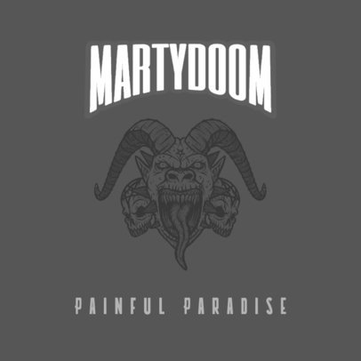 Logo Generator for a Hard Rock Band with a Satanic Graphic