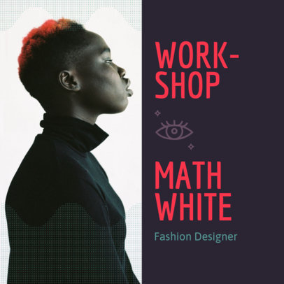 Instagram Post Generator for a Fashion Designer's Workshop