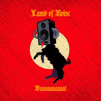 Vintage Album Cover Generator for a Heavy Metal Band