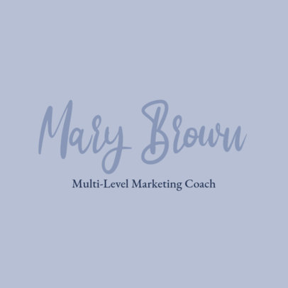 Modern Logo Maker for Life and Business Coaches 
