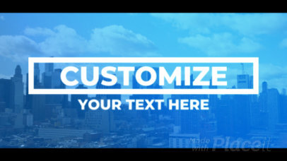 Slideshow Video Maker Featuring a Corporate Style and a Dynamic Layout 2410-el1