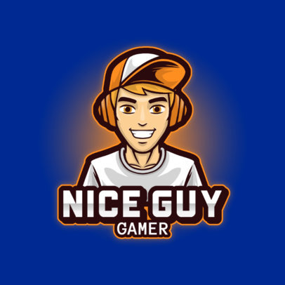 Online Logo Generator Featuring a Young Gamer with a Hat 