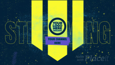 Intro Maker for a Gaming Channel Featuring Brush Stroke Animations 2386-el1