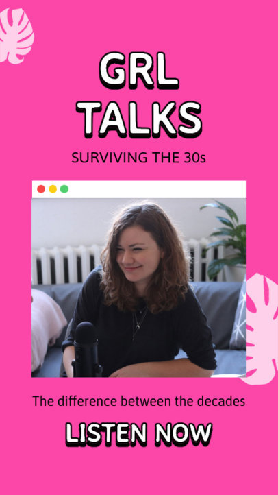 Instagram Story Design Creator for a History Podcast