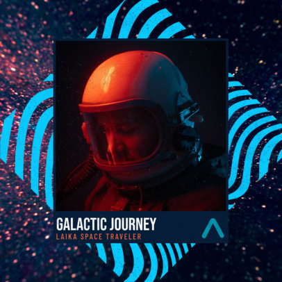 Album Cover Design Template for a Future Bass EP 3093I