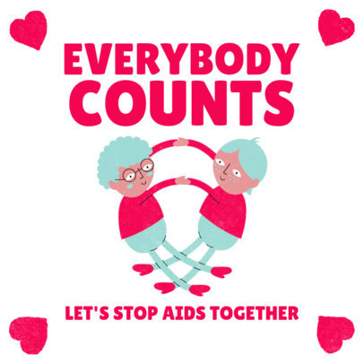 World AIDS Day Instagram Post Template Featuring Two Men Holding Hands