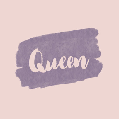 Logo Maker Featuring a Handwritten Font and a Watercolor Style