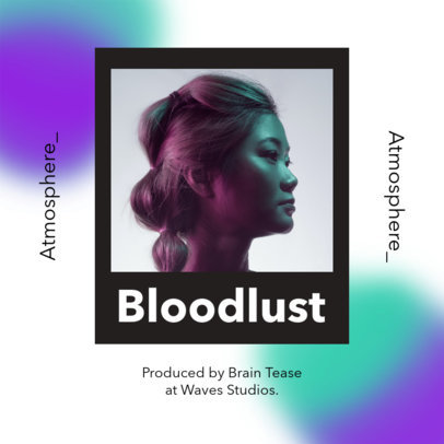 Minimalistic Album Art Maker for a House Music DJ 