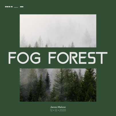 Minimal Mixtape Cover Maker for a Deep House Music Album 