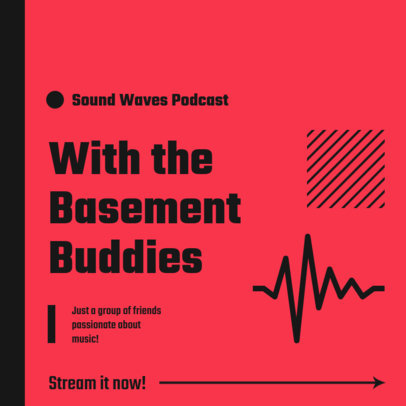 Online Instagram Post Creator for a Podcast About Music