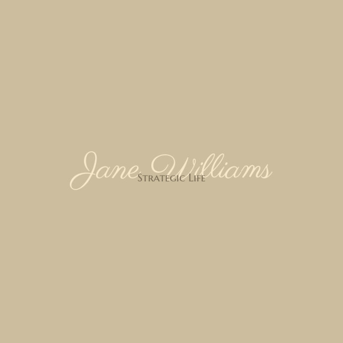 Typographic Logo Generator for an MLM Influencer