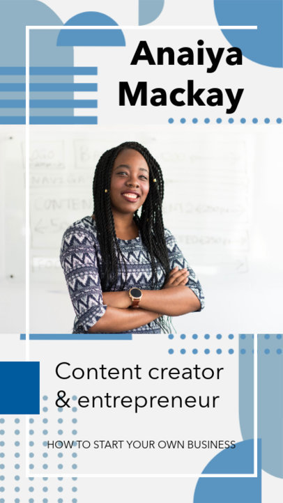 Instagram Story Generator to Announce a Business Webinar 