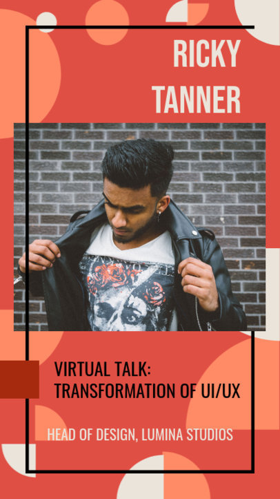 Instagram Story Design Generator for a UX Designer's Profile 3090h