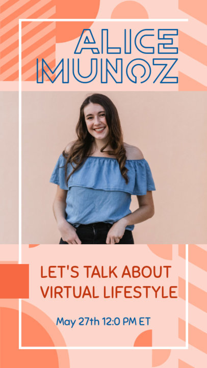 Instagram Story Design Template to Announce a Work-Life Balance Talk