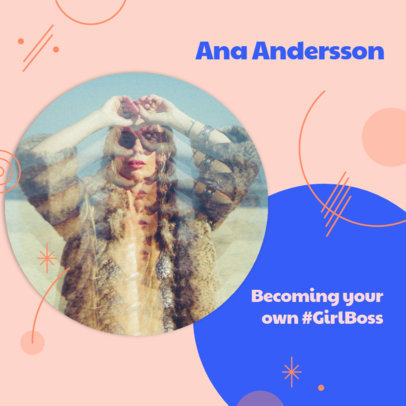 Instagram Post Maker to Announce a Virtual Conference for Women 