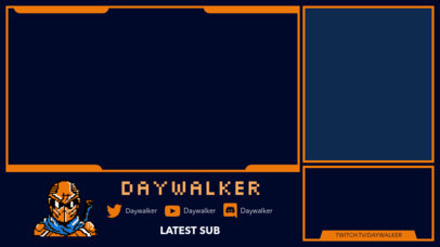 Twitch Overlay Generator with Exchangeable Frames Featuring a Ninja Icon