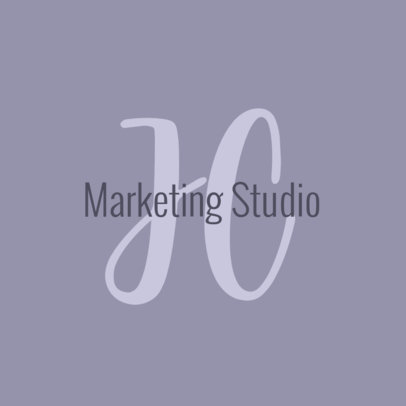 Online Logo Maker for a Marketing Studio