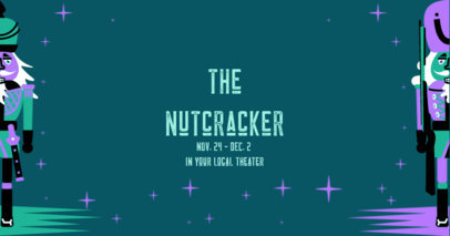 Facebook Post Template for a Nutcracker Show 3089f