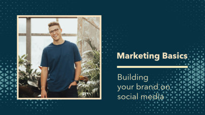 YouTube Thumbnail Generator for a Video About Marketing Basics 3092j