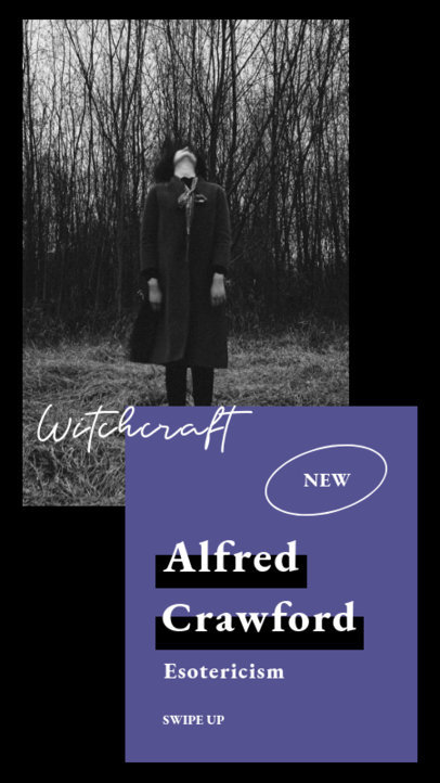 Instagram Story Creator for a Podcast Episode About Witchcraft 3104b-el1