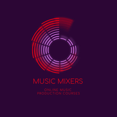 Logo Maker for Online Music Production Courses 3784c