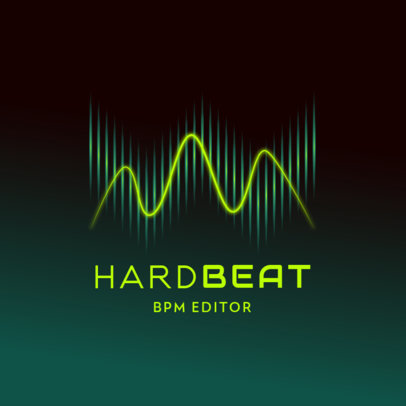 Abstract Logo Template for Music Production Software 3785g