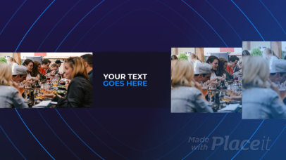 Slideshow Video Maker for an Online Video Conference Announcement