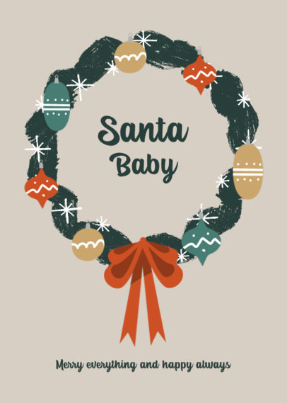 Greeting Card Design Maker for a Happy Christmas