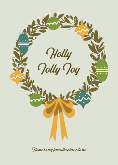 Joyful Greeting Card Design Generator to Celebrate Christmas