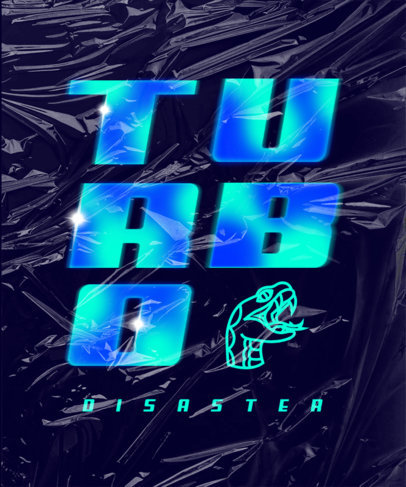 T-Shirt Design Maker with Retro-Style Typography