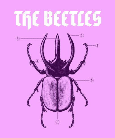 Insect-Themed T-Shirt Design Generator with a Silly Pun 3122d