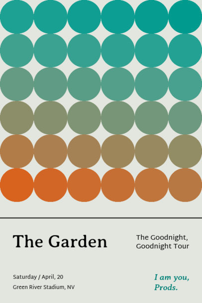 Poster Creator with a Swiss Style Featuring Colorful Dots 3125c