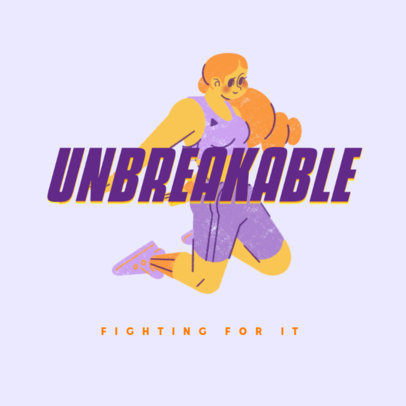 Online Logo Creator for a Streetwear Brand Featuring an Illustration of a Woman