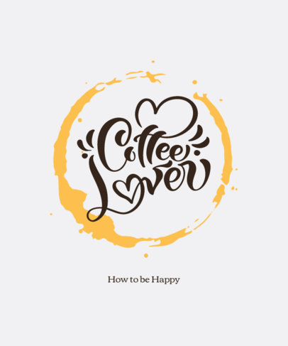 T-Shirt Design Creator for Coffee and Espresso Enthusiasts